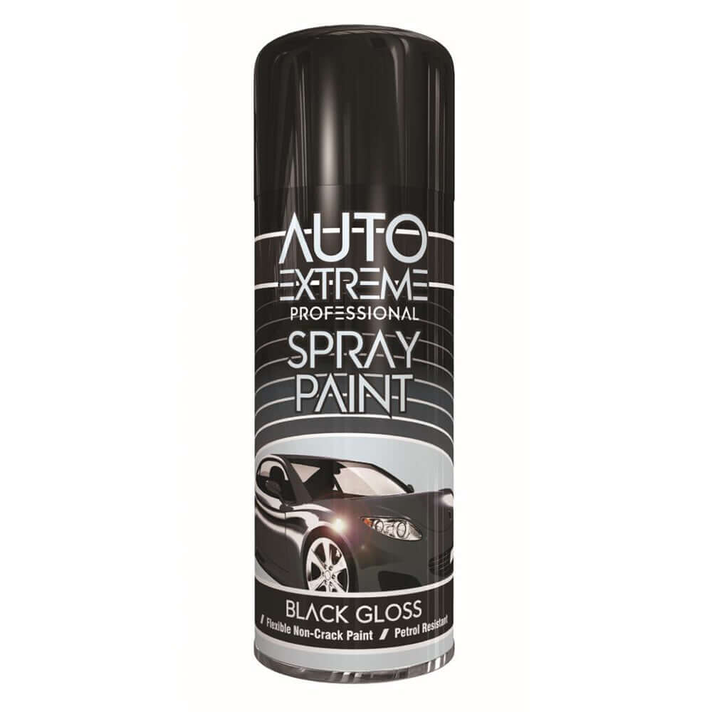 AX BLACK GLOSS SPRAY PAINT 400ML