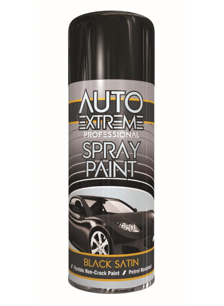 Black Satin Spray Paint