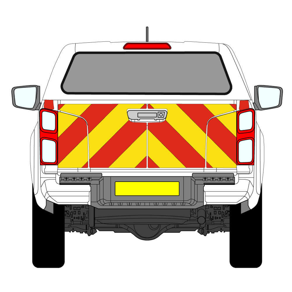 A ISUZU D-Max (2020 ) Chevron Kit in a  Planked Diamond material grade (Full Kit)  from the Chevron Warehouse