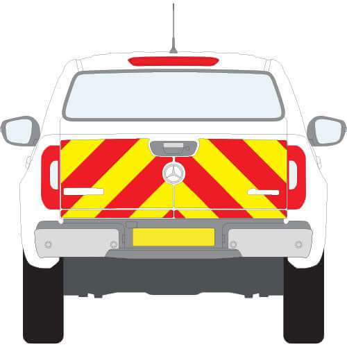 A MERCEDES X Class (2018 ) Chevron Kit in a  Flooded Diamond material grade (Full Kit)  from the Chevron Warehouse