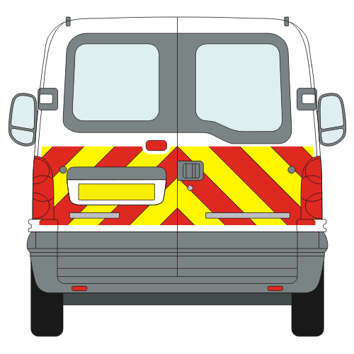 Renault Master Medium Roof Chevron Kit (1998 - 2010)