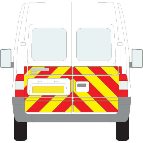 A FORD Transit (2000 ) Chevron Kit in a  Flooded Diamond material grade (Half Kit)  from the Chevron Warehouse