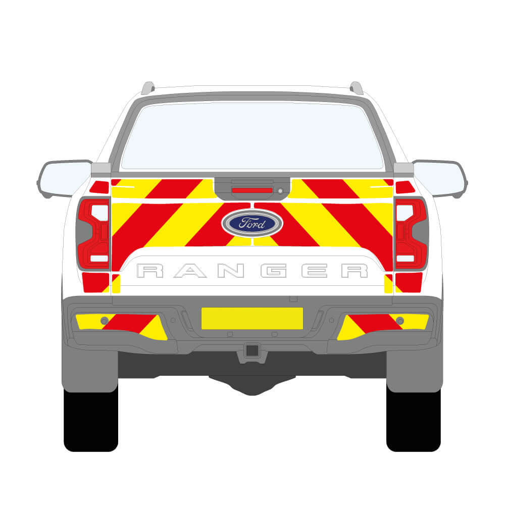 A FORD Ranger (2023 ) Chevron Kit in a  Planked Engineering material grade (Full Kit)  from the Chevron Warehouse