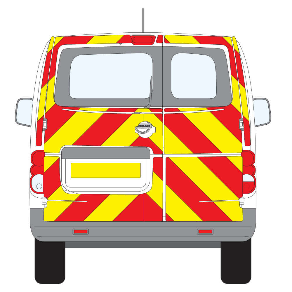 A NISSAN NV200 (2009 ) Chevron Kit in a  Flooded Engineering material grade (No Windows)  from the Chevron Warehouse