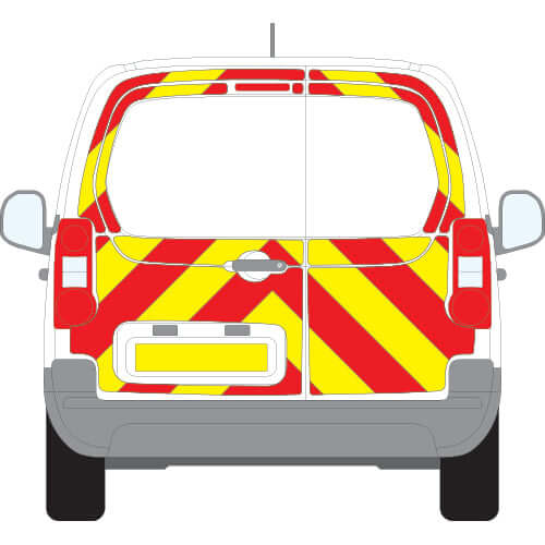 A PEUGEOT Partner Origin (2008 ) Chevron Kit in a  Flooded Engineering material grade (No Windows)  from the Chevron Warehouse