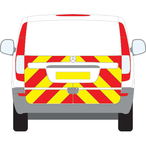 A MERCEDES Vito Tailgate (2003 ) Chevron Kit in a  Planked Engineering material grade (Half Kit)  from the Chevron Warehouse
