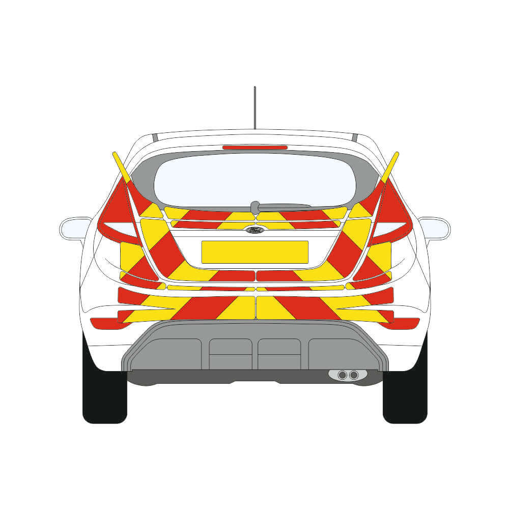 A FORD Fiesta (2008 ) Chevron Kit in a  Planked Prismatic material grade (Full Kit)  from the Chevron Warehouse