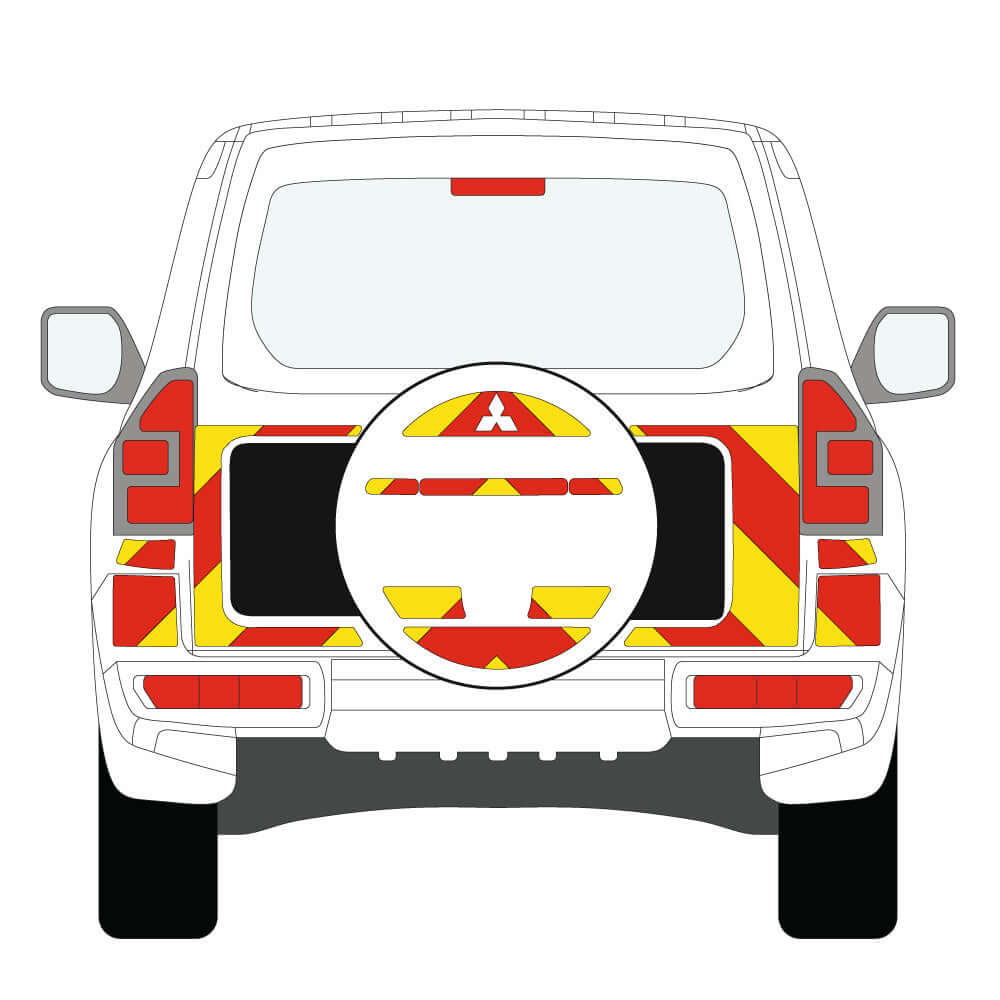 A MITSUBISHI Shogun  (2006 ) Chevron Kit in a  Planked Prismatic material grade (Full Kit)  from the Chevron Warehouse