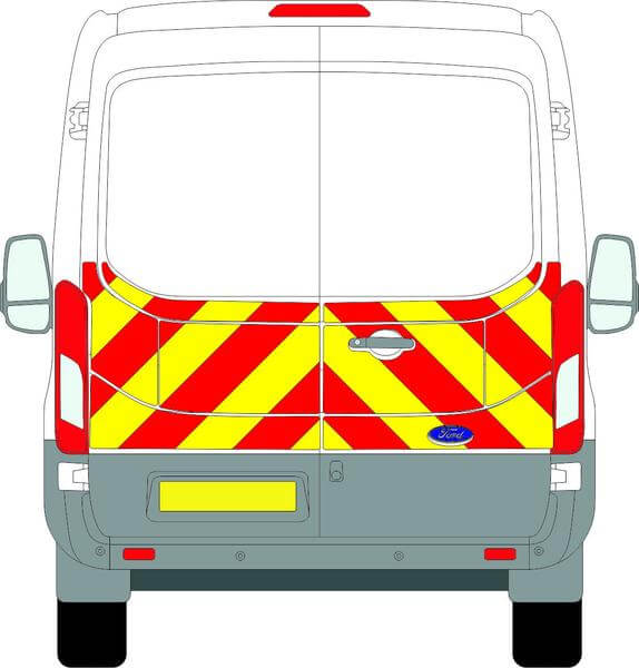 A FORD Transit (2014 ) Chevron Kit in a  Flooded Prismatic material grade (Half Kit)  from the Chevron Warehouse