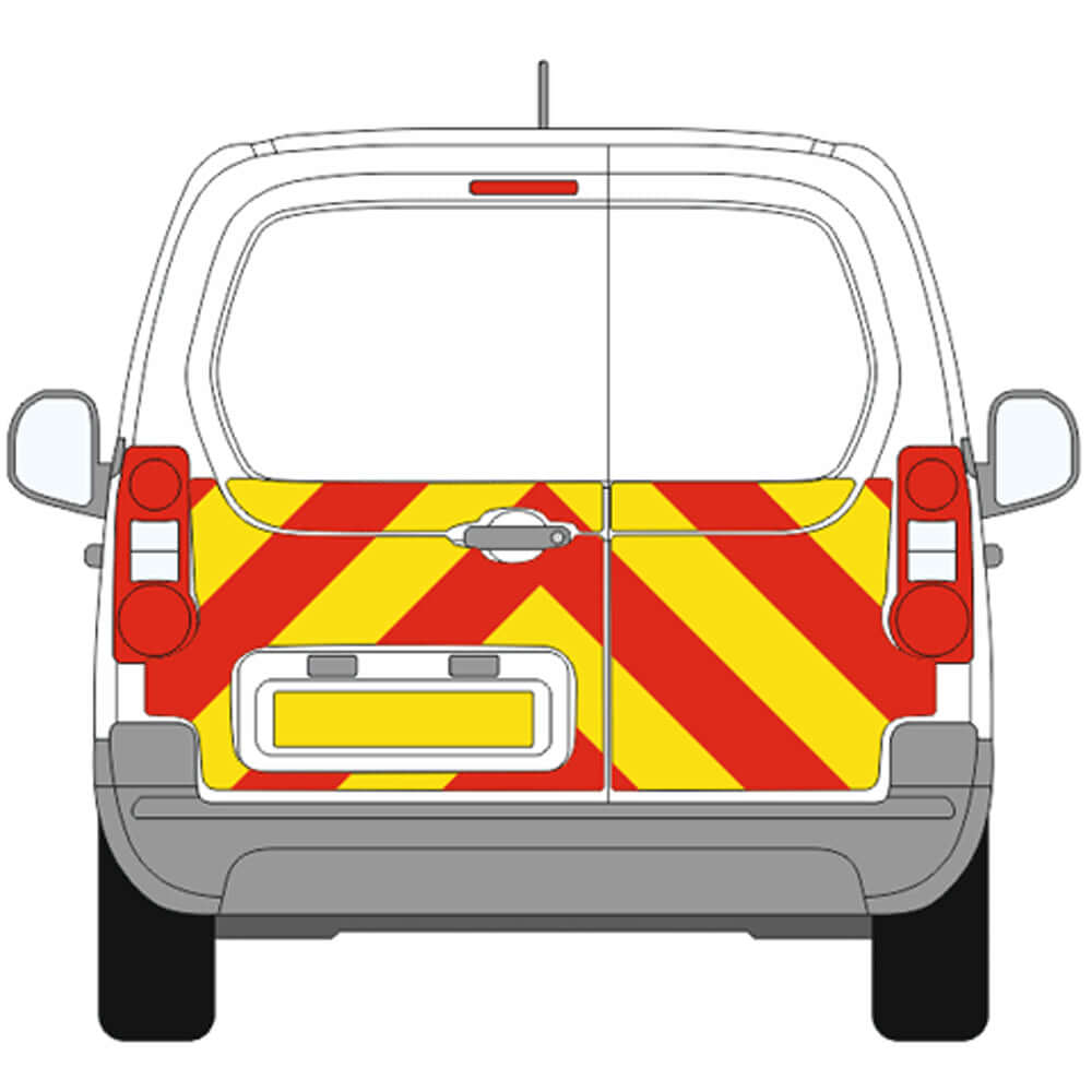 A PEUGEOT Partner Euro Style (2016 ) Chevron Kit in a  Planked Prismatic material grade (Half Kit)  from the Chevron Warehouse