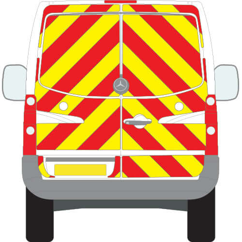 A MERCEDES Sprinter (2006 ) Chevron Kit in a  Flooded Prismatic material grade (Full Kit)  from the Chevron Warehouse