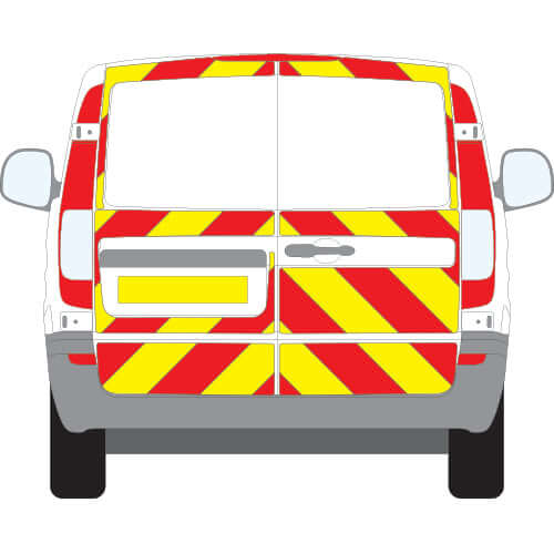 A MERCEDES Vito (2003 ) Chevron Kit in a  Flooded Prismatic material grade (No Windows)  from the Chevron Warehouse