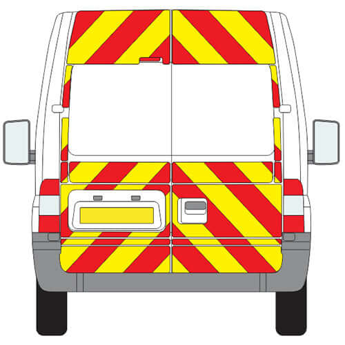 A FORD Transit (2006 ) Chevron Kit in a  Planked Prismatic material grade (No Windows)  from the Chevron Warehouse
