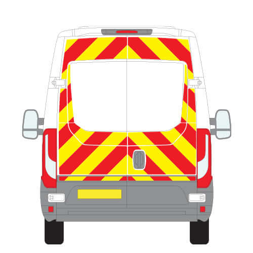 A IVECO Daily (2014 ) Chevron Kit in a  Planked Prismatic material grade (No Windows)  from the Chevron Warehouse