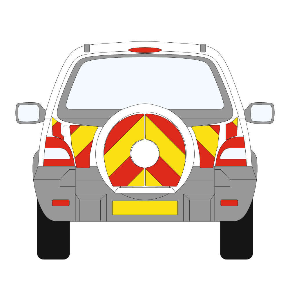 A RENAULT Scenic (2002 ) Chevron Kit in a  Flooded Prismatic material grade (Full Kit)  from the Chevron Warehouse