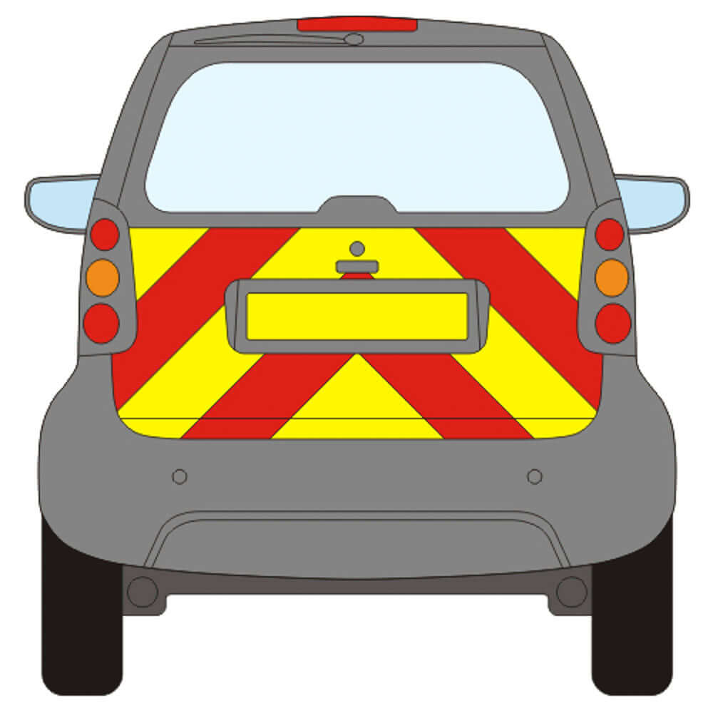 A SMART CAR  (2000 ) Chevron Kit in a  Planked Engineering material grade (Full Kit)  from the Chevron Warehouse