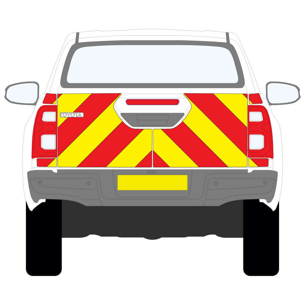 A TOYOTA Hilux (2021 ) Chevron Kit in a  Flooded Engineering material grade (Full Kit)  from the Chevron Warehouse