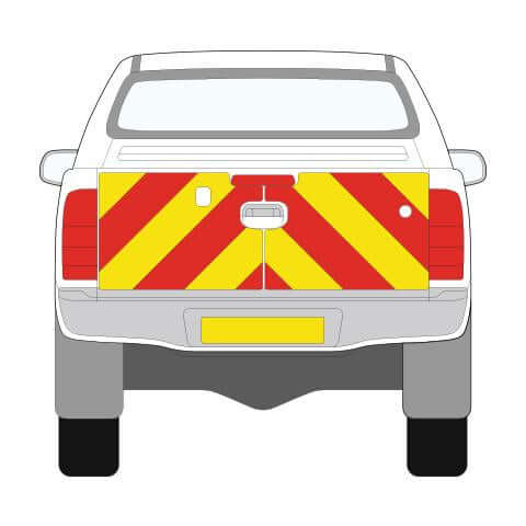 A TOYOTA Hilux (2013 ) Chevron Kit in a  Flooded Diamond material grade (Full Kit)  from the Chevron Warehouse