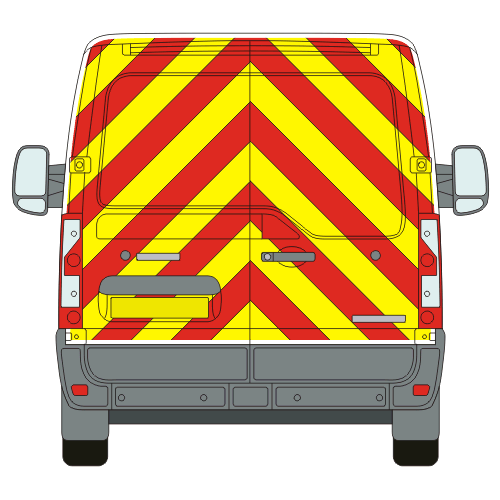 Vauxhall Movano Low Roof Chevron Kit (2010 - 2021)