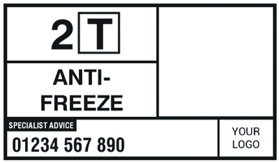 Low Hazard Tanker Plate 400mm x 700mm