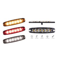 Slimline 4 LED Module Lightbar Amber