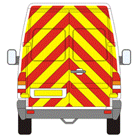 Mercedes-Benz Sprinter Full Chevron Kit (1995 - 2006) (High roof H3) Engineering Grade