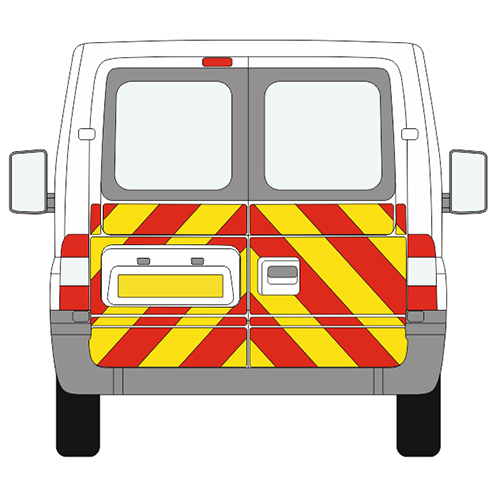 Ford Transit Half Chevron Kit (2006 - 2014) Flooded Engineering Grade