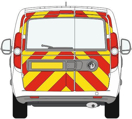 Vauxhall Combo Full Chevron Kit with Window cut-outs (2012 - 2018) Flooded Engineering Grade