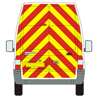 Ford Transit Full Chevron Kit ( 2006 - 2014) (High roof H3) Nikkalite Prismatic Grade