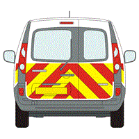 Renault Kangoo Half Chevron kit (2009 - 2021) Nikkalite Prismatic Grade
