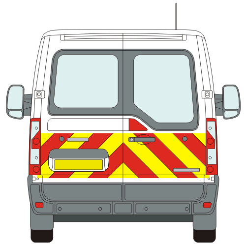 Renault Master Half Chevron Kit (2010 - 2021) Nikkalite Prismatic Grade