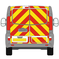 Vauxhall Vivaro Full Chevron Kit (2014 - 2018) (Low roof H1) Nikkalite Prismatic Grade
