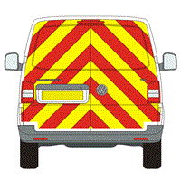 Volkswagen Transporter Full Chevron Kit (2003 - 2020) Flooded Nikkalite Prismatic Grade