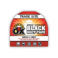 Trade Size Black Duct Tape