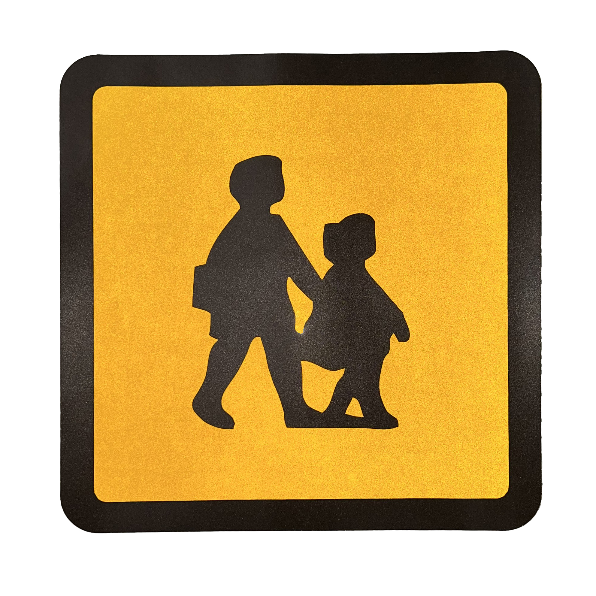 School Bus Signs Front - 250mm x 250mm Self Adhesive sign