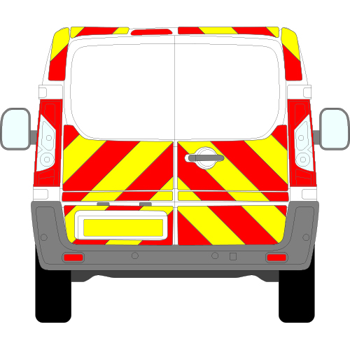 Peugeot Expert Full Chevron Kit with Window cut-outs (2007 - 2015) 3M Diamond Grade