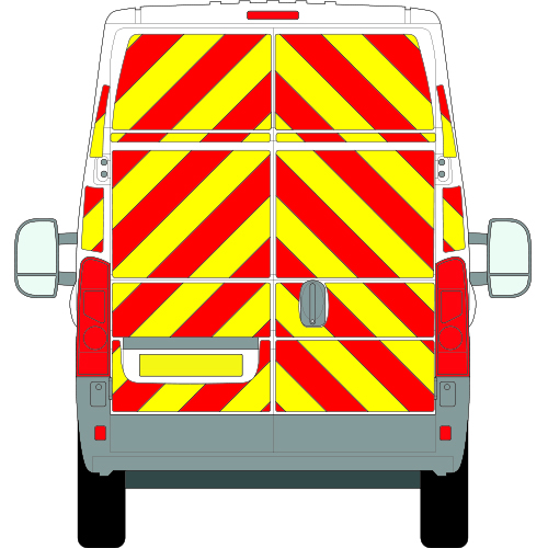 Fiat Ducato Full Chevron Kit (2006 - 2015) (High roof H3) Engineering Grade