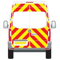 Mercedes-Benz Sprinter No Windows Chevron Kit Front Wheel Drive (2018 - 2021) (High roof H3) Flooded Engineering Grade