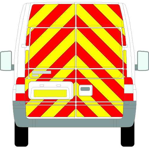 Ford Transit Full Chevron Kit (2000 - 2006) (Medium roof H2) Engineering Grade