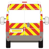 Peugeot Boxer Full Chevron Kit with Window cut-outs (2015 - Present) (Medium roof H2) Flooded Engineering Grade