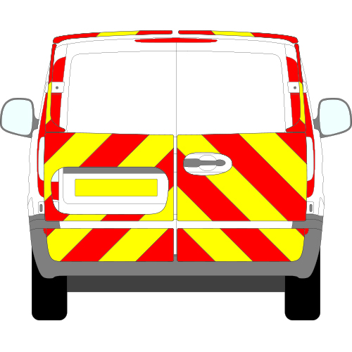 Mercedes-Benz Vito Full Chevron Kit with Window cut-outs (2015 - 2023) Engineering Grade