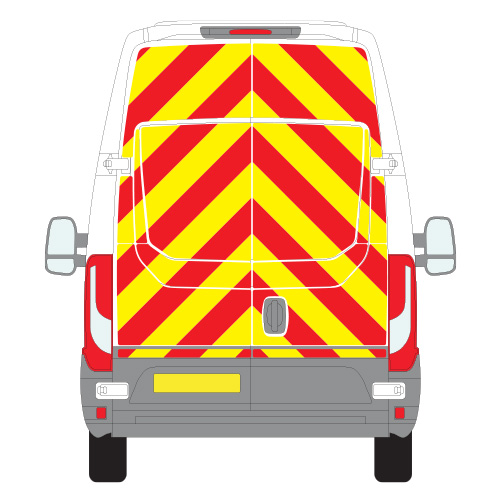 Iveco Daily Full Chevron Kit (2014 - 2021) (High roof) Nikkalite Prismatic Grade