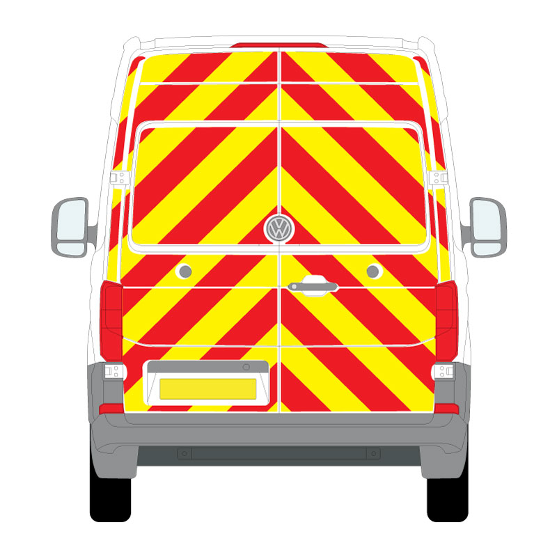 Volkswagen Crafter Full Chevron Kit (2017 - 2023) (High / Super High Roof) Nikkalite Prismatic Grade