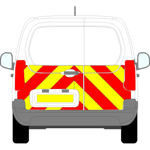 Citroen Berlingo Euro Style Half Chevron Kit (2016 - 2023) Nikkalite Prismatic Grade