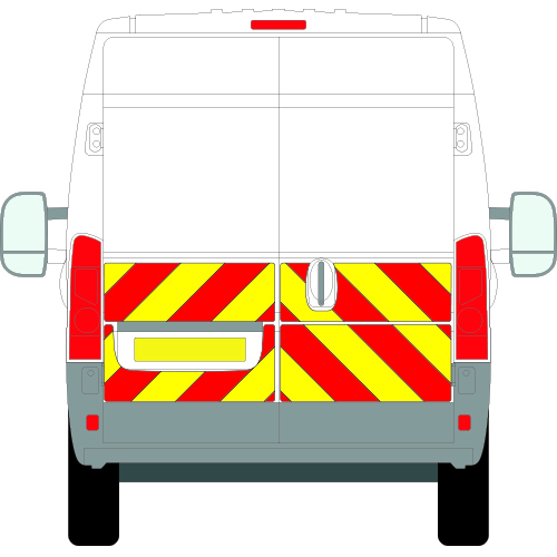 Fiat Ducato Half Chevron Kit (2015 - Present) Flooded Nikkalite Prismatic Grade