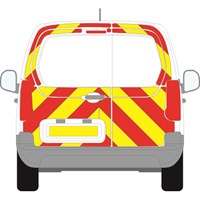 Citroen Berlingo Euro Style Full Chevron Kit with Window cut-outs (2016 - 2023) Flooded Nikkalite Prismatic Grade