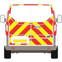 Ford Transit Custom Full Chevron Kit with Window cut-outs (2013 - 2023) Nikkalite Prismatic Grade