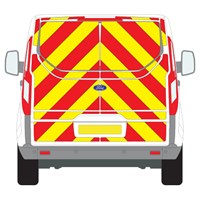 Ford Transit Custom Tailgate Full Chevron Kit (2013 - 2023) (Low roof H1) Flooded Nikkalite Prismatic Grade