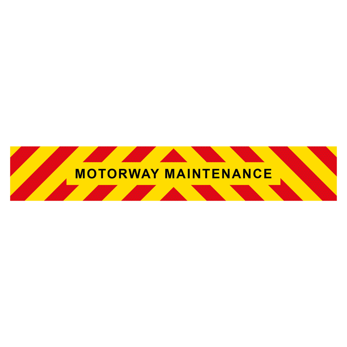 Motorway Maintenance Board - 2100mm X 350mm X 1.5mm