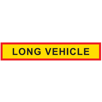Type 4 Long Vehicle Marker Board Magnetic 1265mm x225mm